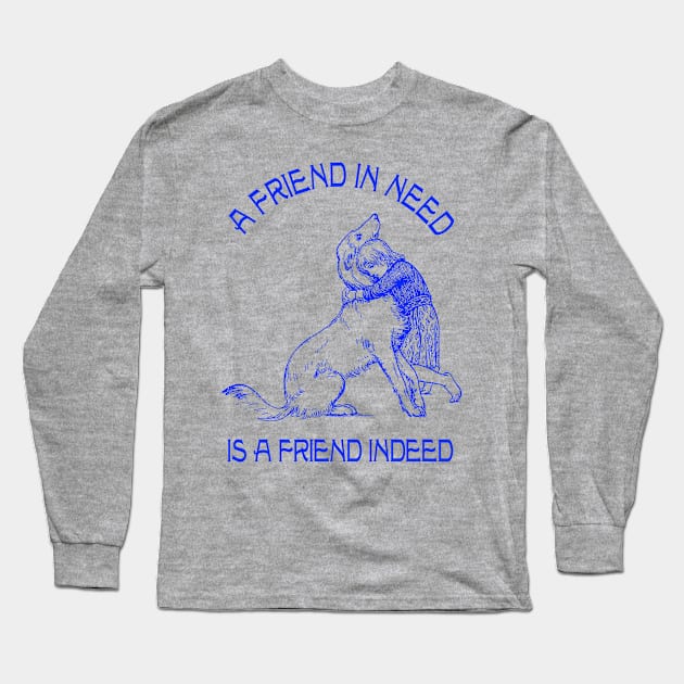 Dog friend Long Sleeve T-Shirt by hardcore repertoire